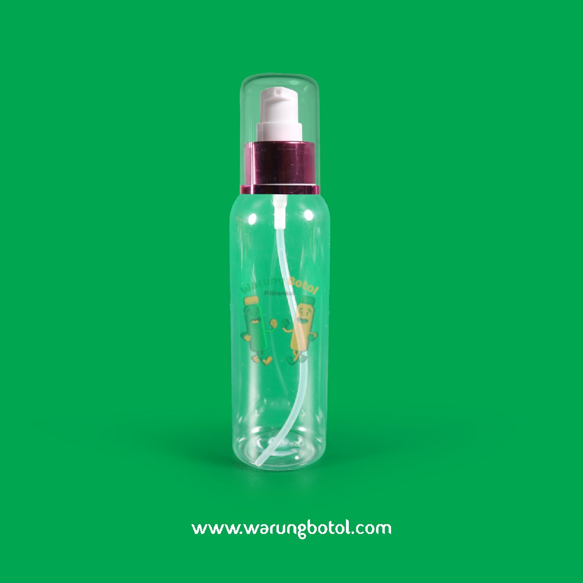 distributor jual botol plastik spray untuk handsanitizer 100ml bening murah terdekat di bandung jakarta bogor bekasi
