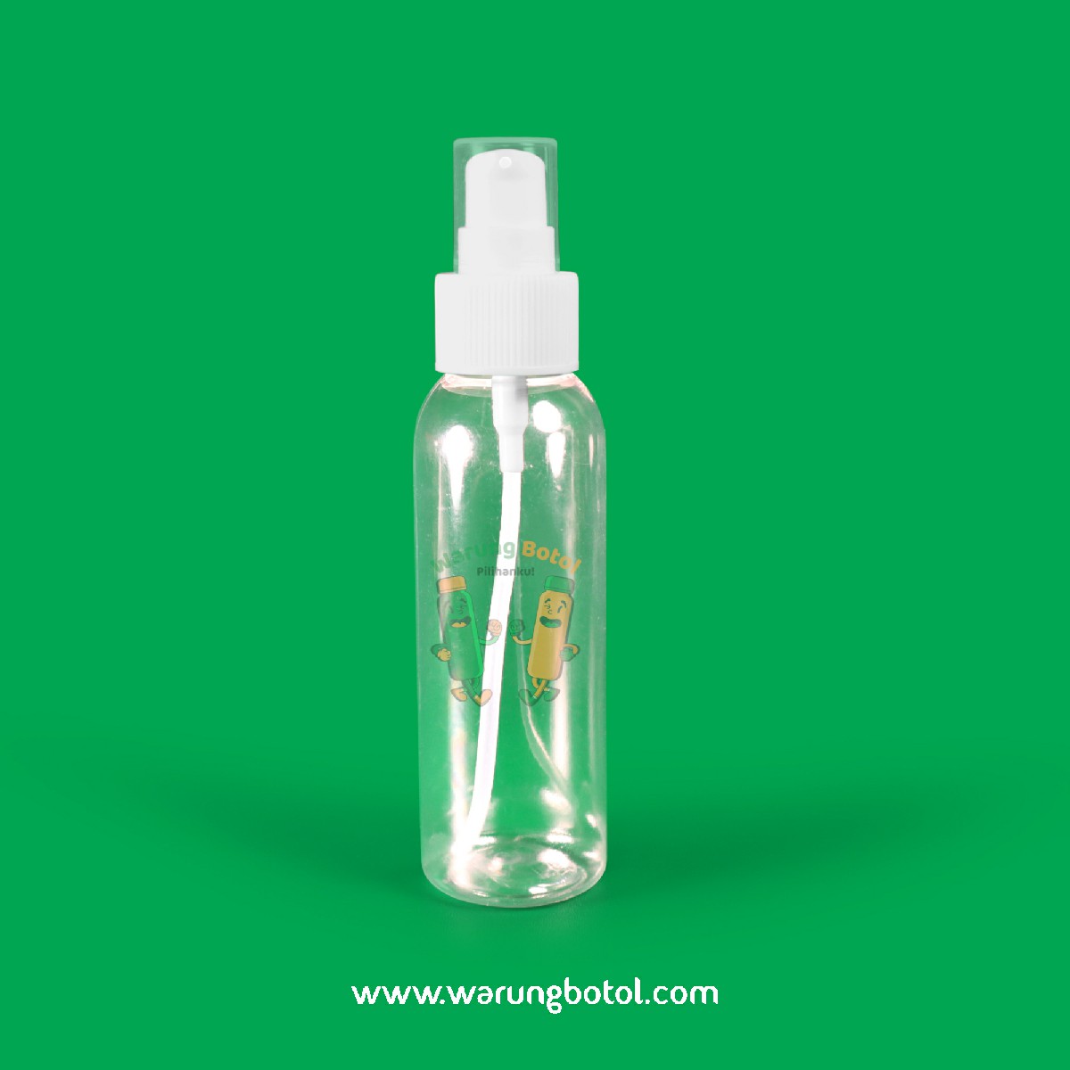 distributor toko jual botol parfum plastik murah 100ml bahan pet terdekat di bandung, jakarta, bogor, bekasi
