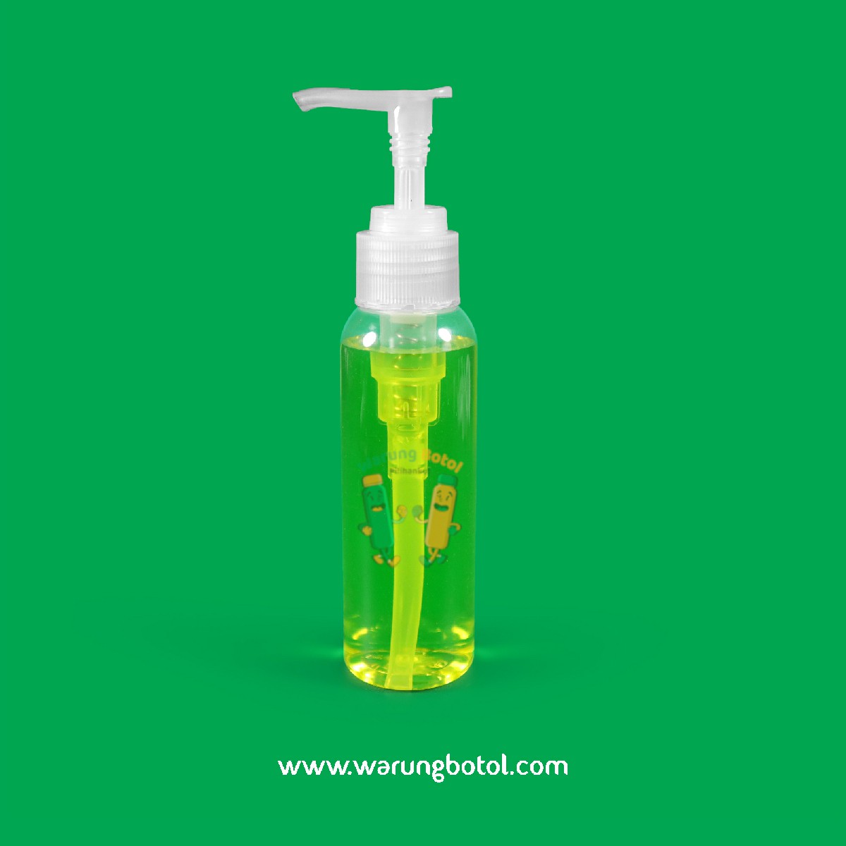 distributor jual botol plastik tutup pump untuk handsanitizer 100ml bening murah terdekat di bandung jakarta bogor bekasi