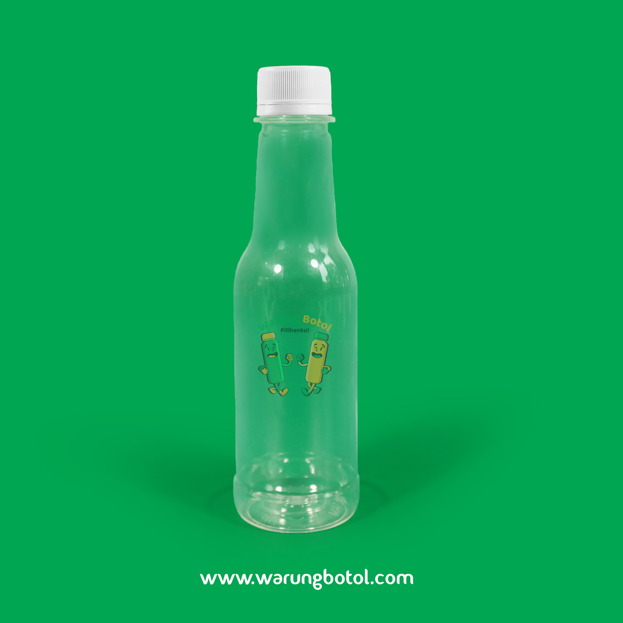 distributor toko jual botol plastik minuman unik 250ml bening murah terdekat di bandung, jakarta, bogor dan bekasi