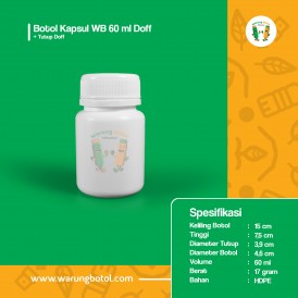 Foto Botol Kapsul WB 60 ml Doff