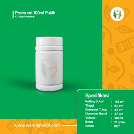 Foto Botol Proround 100 ml Doff
