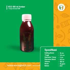 Foto Botol VCO 100 ml Amber