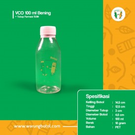 Foto Botol VCO 100 ml Bening