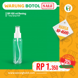 Foto (SALE) BR 100 ml Bening - Tutup Spray Putih