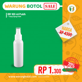 Foto (SALE) BR 100 ml Putih - Tutup Spray Putih