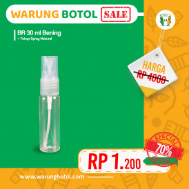 Foto (SALE) BR 30 ml Bening - Tutup Spray Natural