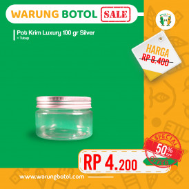 Foto (SALE) Pot Krim Luxury 100 gr Silver