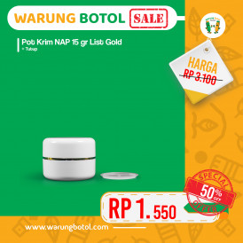 Foto (SALE) Pot Krim NAP 15 gr List Gold